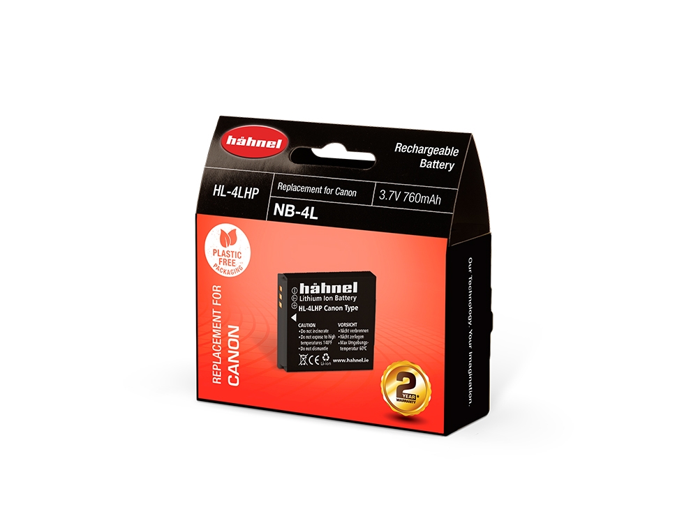 Canon Battery Pack Nb 4l 3 7 V 760mah Li Ion Hl 4lhp